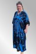 Viskose Kaftan, blå, 6206-2301
