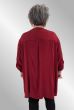 Bordeaux viskose tunika/skjorte, 25365