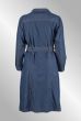 Lang denim skjortekjole, G255069