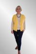 Lys gul strik vest 12300