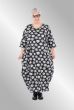 Sort print kjole, AKG 1926 Jasmina