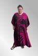 Viskose Kaftan, Pink , 6206-2301