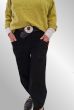 Sort fløjlsbuks 50327