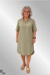 Grøn stribet tunika / kjole, Vikanna